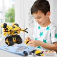 thumbnail image 3 of 2-in-1 Build a Robot Kit,901 Pieces Remote & APP Controlled Robot & Car,Robotic Toys STEM Projects for Kids Ages 6 7 8 9 10 11 12+, 3 of 7