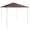 Coffee, variant on Outsunny 10' x 10' Square Gazebo Canopy Replacement UV Protected Top Cover Sun Shade Grey