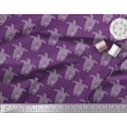 thumbnail image 2 of Soimoi Velvet Fabric Turtle Block Print Fabric by The Yard 58 Inch Wide, 2 of 3