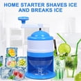 thumbnail image 1 of Dvkptbk Machine à Glace à Raser, Machine à Glace Rasée Manuelle, Broyeur de Glace, Petite Machine Domestique Manuelle de Broyage de Glace, Mini Coupe-Glace, Gadgets de Cuisine, 1 of 9