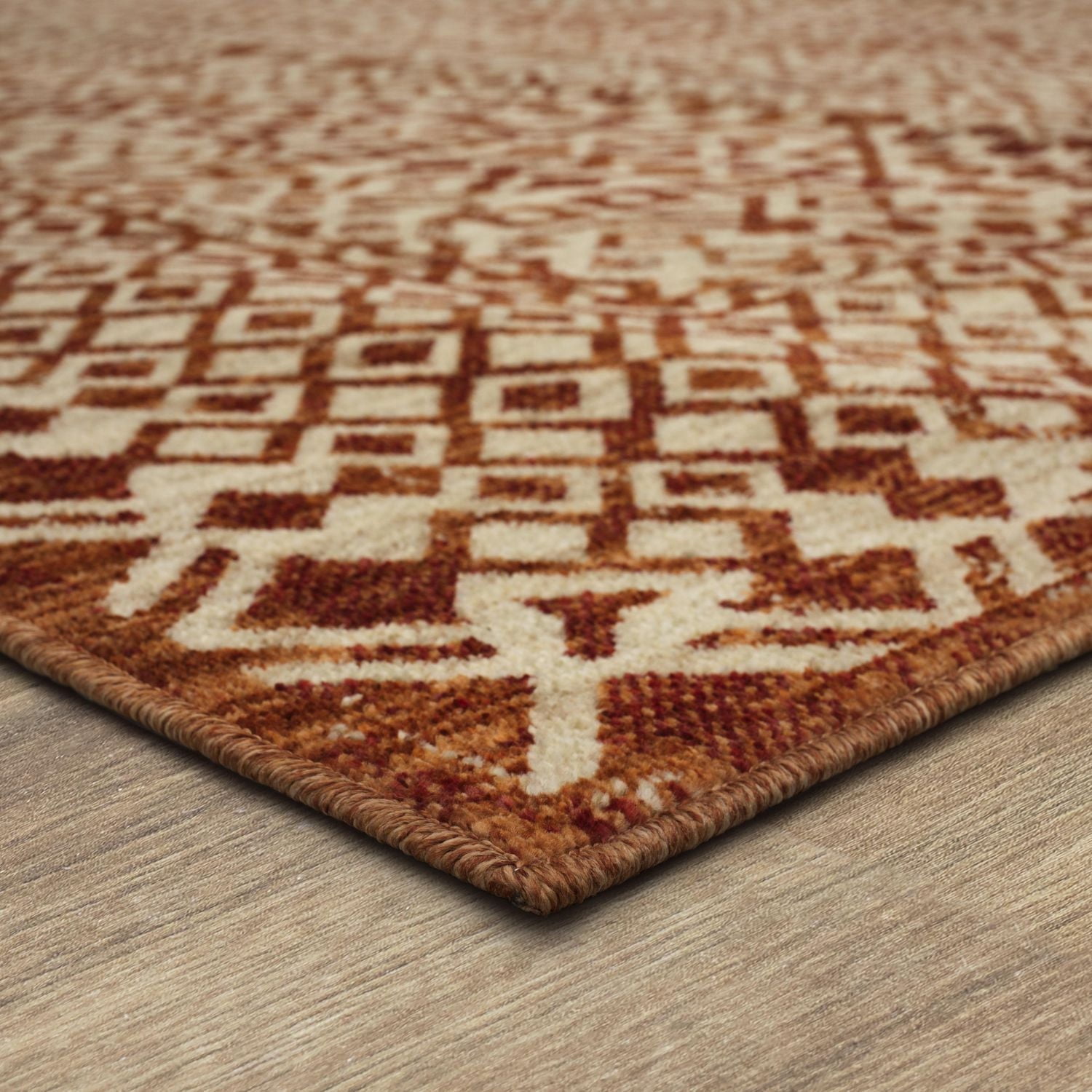Mohawk Home Townsent Grey Polyester Area Rug
