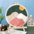 thumbnail image 1 of CHOK Owl Needle Felting Set Beginner Felt Painting Set with Wool Felt Painting Set Decorative Frame Suitable for Home Decoration Christmas Gift, 1 of 6