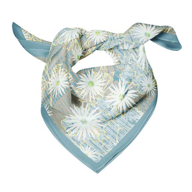 Bimba Womens Square Head Bandanas Summer Neck Wrap Scarf-40 x 80 Inches