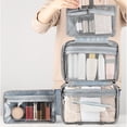 thumbnail image 1 of EGNMCR Trousse de Toilette Portable, Sac de Rangement de Toilette de Voyage, Trousse de Séparation Sec et Humide avec Crochet, Sac de Rasage Suspendable et Imperméable, Trousse Cosmétique pour Homme,, 1 of 8