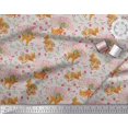 thumbnail image 3 of Soimoi Rayon Fabric Tree,Floral & Deer Animal Decor Fabric Printed Yard 42 Inch Wide, 3 of 3