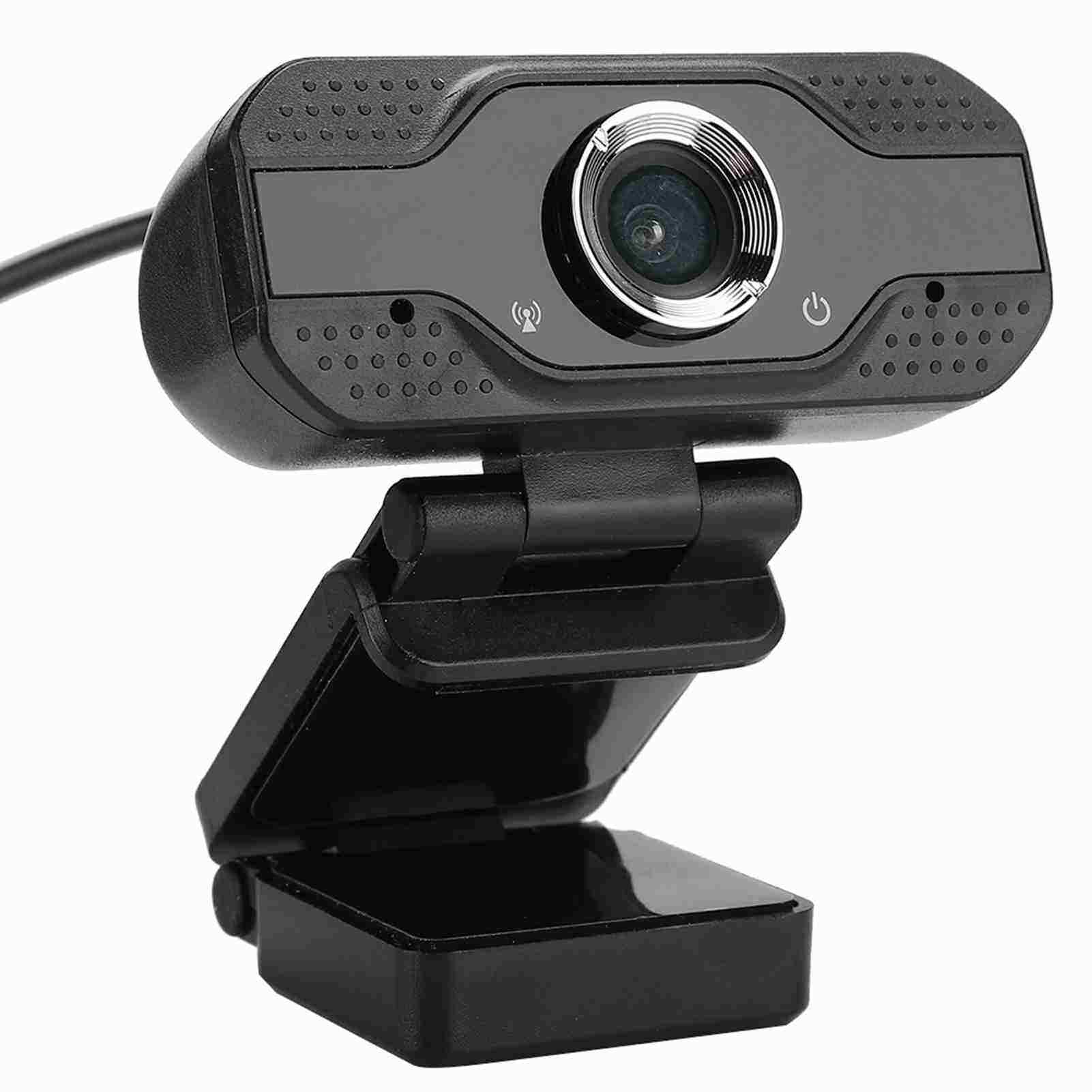 1080P HD USB Webcam with Microphone - Plug and Play Computer Camera for PC, Laptop, Desktop, Mac - Auto Focus Video Calling Cam for Zoom, Skype, Teams, YouTube