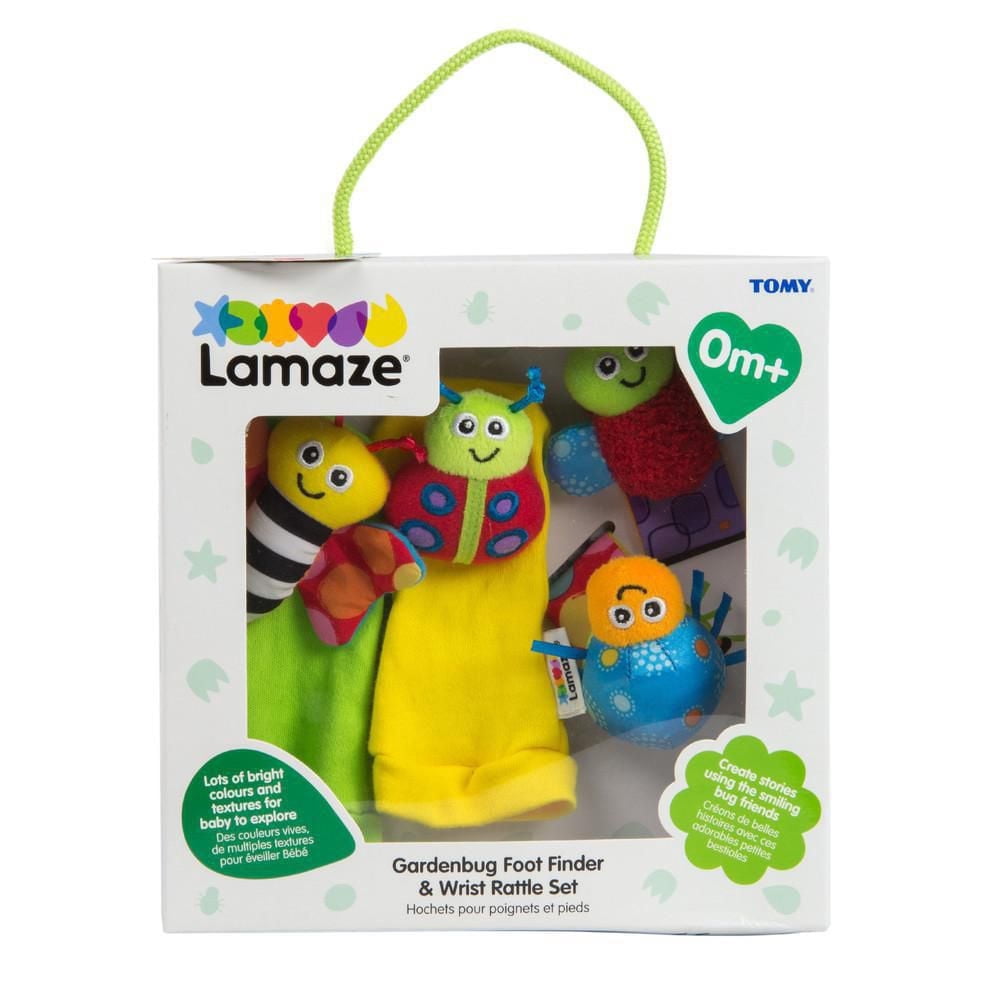 Lamaze Gardenbug Wrist Rattles & Foot Rattle Set