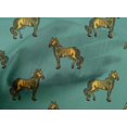 thumbnail image 4 of oneOone Cotton Poplin Fabric Horse Block Print Fabric BTY 56 Inch Wide, 4 of 4