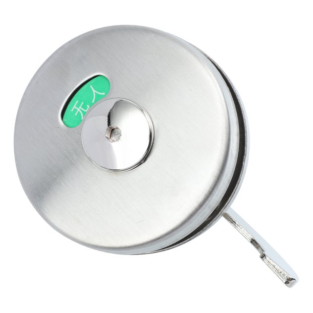 Indicateur de Porte en Métal Rouge et Vert pour Toilettes Publiques