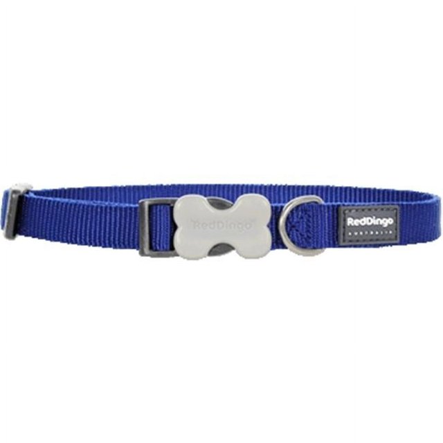 Red Dingo DC-ZZ-DB-LG Collier pour Chien Classique Bleu Foncé - Grand