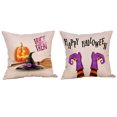 thumbnail image 1 of TIMIFIS Housses de Coussin d'Halloween Décorations d'Halloween pour l'Intérieur 2 Pcs Housse de Coussin Citrouille d'Halloween Déco d'Automne Citrouilles Coussin, 1 of 1