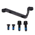 thumbnail image 2 of Adapter Flat Mount Disc Brake Caliper Mount Adapter Aluminium Alloy Disc Brake Caliper Bracket Road to Mountain Cycling Conversion for 160mm Disc, 2 of 7