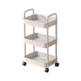 thumbnail image 1 of Wzzjkit Kitchen Rack, 3-Tier Rolling Storage Cart with Wheels- Plastic Multi-Room Organizer for Kitchen- Living Room-Office -Bathroom, Kitchen Racks and Shelves, 1 of 3