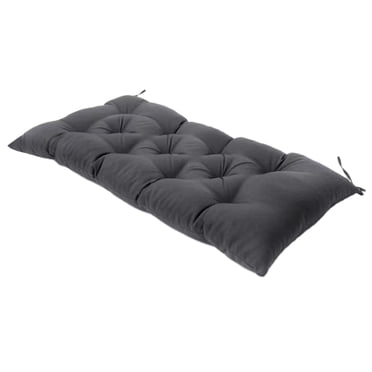yulier Outdoor Bench Cushion, Patio Cushions, Patio Furniture Front Porch Swing Bench Chair Replacement Cushion Indoor Outdoor Long Seat Chair Cushion, 40"x20", Dark Gray
