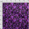 thumbnail image 2 of oneOone Rayon Violet Fabric Florals Sewing Material Print Fabric By The Yard 56 Inch Wide, 2 of 4