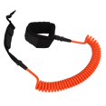 thumbnail image 4 of Surfboard Leg Rope, Lightweight Surfboard Foot Straps Flexible High Strength 7mm 10 Feet  For Longboards Orange, 4 of 8