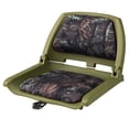 thumbnail image 1 of Gymax Folding Fishing Boat Seat w/High-density Sponge Cushion PVC Surface & PP Frame Green, 1 of 9