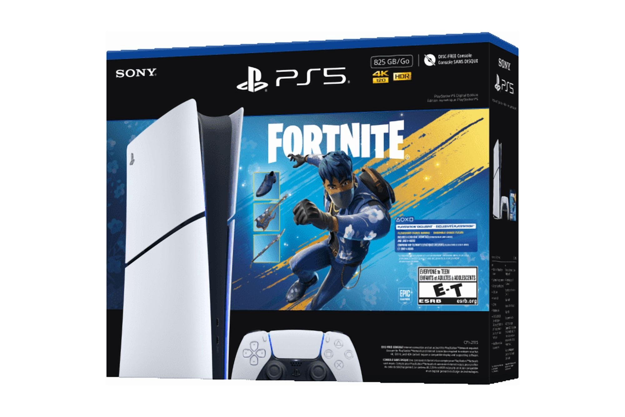 Ensemble PlayStation®5 édition numérique 825 Go – Fortnite Flowering Chaos