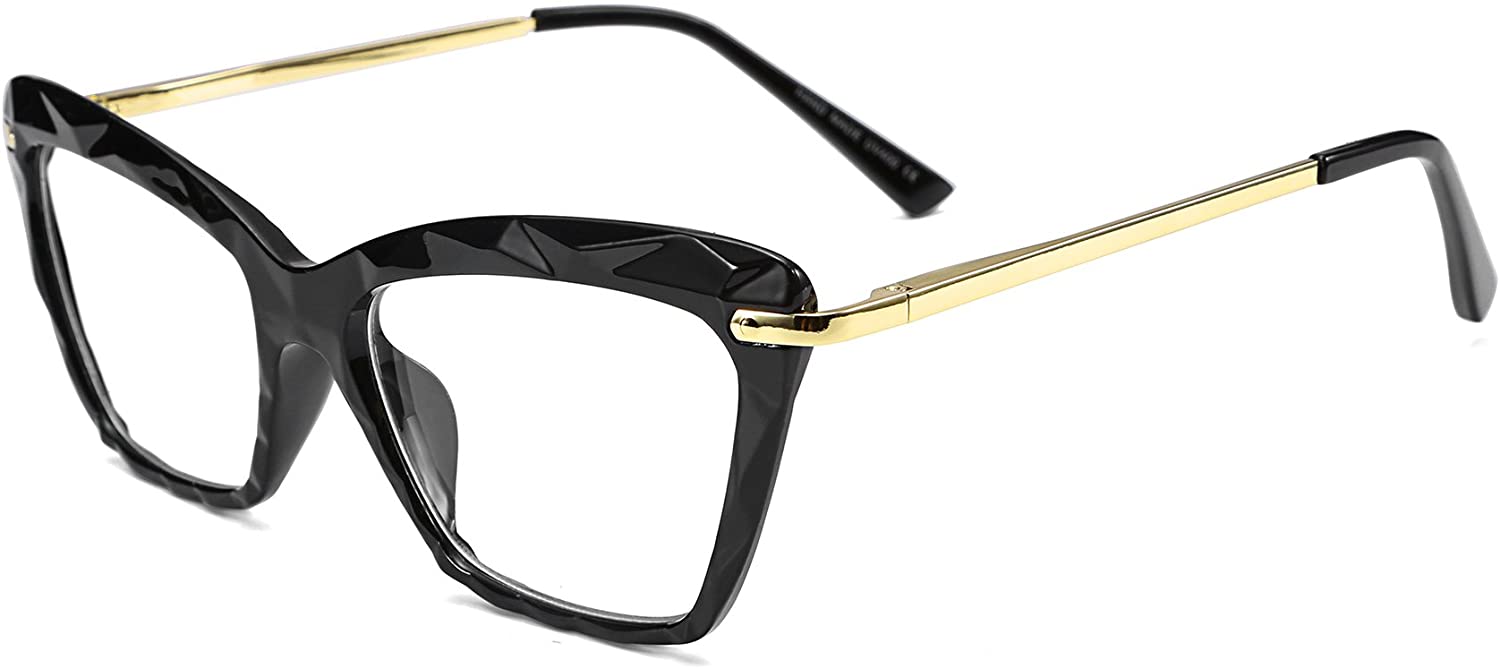 FEISEDY Cat Eye Glasses Frame Clear Lenses Eyewear Women B2440