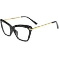 thumbnail image 1 of FEISEDY Cat Eye Glasses Frame Clear Lenses Eyewear Women B2440, 1 of 3