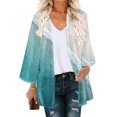 thumbnail image 1 of Nouveaux Hauts pour Femmes 2023 Grande Taille Mode Femme Col Rond T-Shirt Manches Longues Blouse Imprimée Automne Chandail en Molleton Manches Longues pour Femmes, 1 of 5