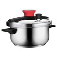 thumbnail image 1 of Tnarru Cuiseur à Pression pour Cuisinière, Cuiseur à Riz Portable 4,0 L, Batterie de Cuisine, Marmite pour Ragoût de Viande, Marmite de Cuisson Instantanée pour Maisons, Hôtel, Intérieur Extérieur, 1 of 8