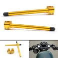 thumbnail image 1 of Guidons à Clip Universels pour Motocyclette pour YAMAHA RZ350 1984-1986 35 mm Or, 1 of 1