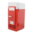 thumbnail image 2 of GUOOL USB Mini Car Refrigerator Fridge Electric Heater Compact Bar Accessories Warmer Portable Can Desktop Hiking , Red, 2 of 9