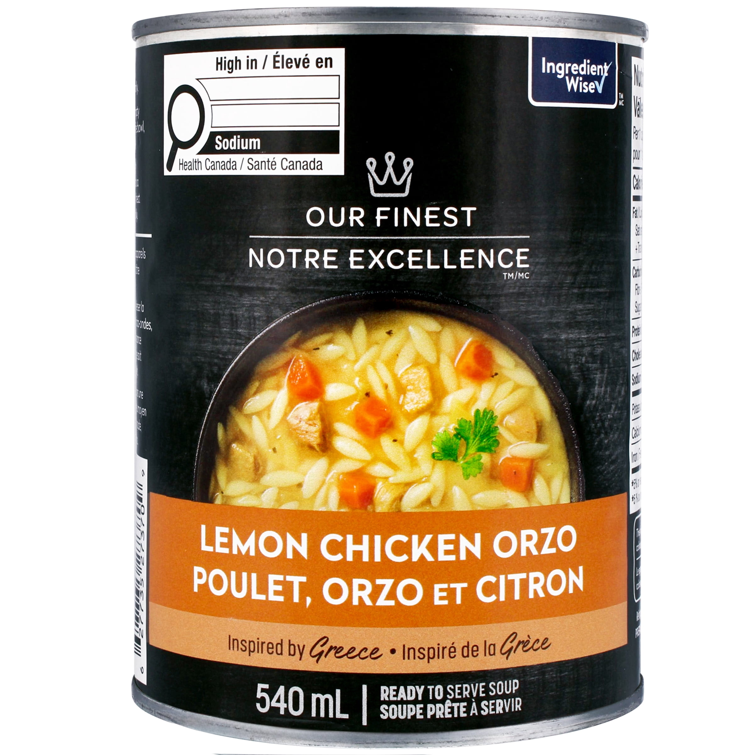 Our Finest Lemon Chicken Orzo Ready to Serve Soup