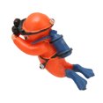thumbnail image 3 of Aquarium Décoration Plongeur, Mignon PVC Petit Plongeur Modèle Position Réglable Aquarium Flottant Plongeur Ornement Sûr Fade Résistant pour Flottant Aquarium Accessoire Orange Prise Grasse, 3 of 8