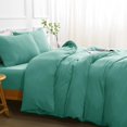 thumbnail image 2 of Duvet Cover Queen -Piece Prewashed Ultra Soft Queen Bedding Set - Features Zipper Closure and Corner Ties Includes Duvet Cover x Pillowcases No Comforter, 2 of 7