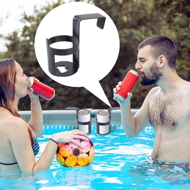 RXIRUCGD Porte-Gobelets pour Piscines hors Terre au Bord de la Piscine, Porte-Gobelets pour Boissons Accessoires de Piscine hors Terre Sans Déversement Convient aux Piscines Rondes de 2 Pouces Ou Moins