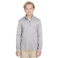 thumbnail image 1 of Youth Zone Sonic Heather Performance Quarter-Zip - ATHLETIC HEATHER - M, 1 of 3