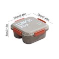 thumbnail image 3 of Tumotour Border Student Bento Box Children Sealed Fruit Box Salad Box Work Microwave Lunch Box Chopsticks Dip Container Cute Kids Bento Lunch Box, 3 of 6