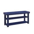 thumbnail image 1 of Convenience Concepts Oxford Utility Mudroom Bench in Blue Wood Finish, 1 of 5
