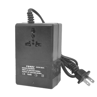 300W Voltage Converter Transformer 220V to 110V Steps Down Transformer 220V to 110V Travel Adapter Inverter US Plug,1 * voltage converter,Black
