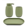 thumbnail image 2 of Mainstays 3-Piece Bathroom Accessory Set, Sage, 2 of 11