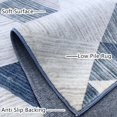 thumbnail image 4 of JV Home Area Rug Arrow Grey 4'x6' Washable Carpet Anti Slip, 4 of 6