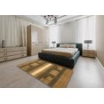 thumbnail image 4 of Ahgly Company Indoor Rectangle Abstract Caramel Brown Abstract Area Rugs, 8' x 10', 4 of 6