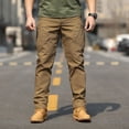 thumbnail image 3 of Men's Overalls Pants Pants Outdoor Elastic Loose Soft Pants Spring And Autumn Pants, 3 of 3