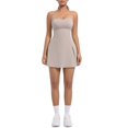 thumbnail image 3 of LOVZFMLL Robe Ample à Col Rond pour Femme Kaki P, 3 of 8