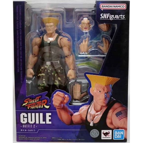 Street Fighter 5 Inch Action Figure S.H. Figuarts - Guile Outfit 2