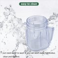 thumbnail image 2 of For Blender Replacement Parts, 4937 Mini Osterizer Blender Jar Accessory, Cup Mini Plastic Jars with Lids (4 Pack),4 x Mixing tank,Transparent, 2 of 9