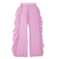 thumbnail image 2 of Plus Size Women Mesh Sheer Bikini Cover Up Long Pants Trousers Beach Swimwear, 2 of 4