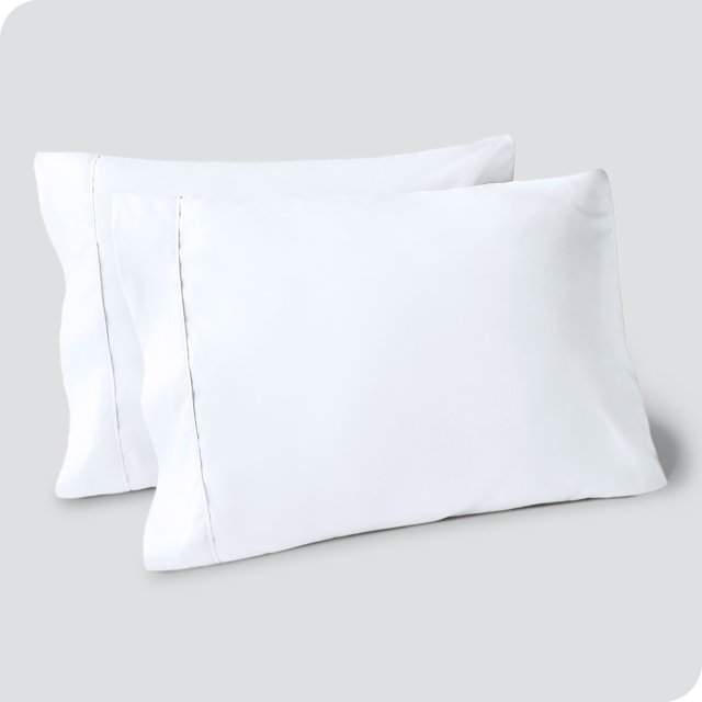 Bare Home Pillowcase Set - Premium 1800 Collection - Double Brushed - Ultra Soft - King Size, White, 2 Count