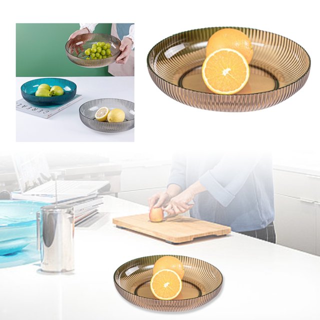 WIFKLSIIPG Assiette à Fruits Trois Couleurs pour la Maison