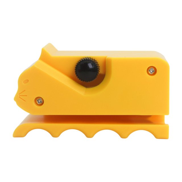 Rongfmy Coupe-Carton Compact Coupe-Planche Ondulée pour Fabriquer Planche à Gratter Jaune