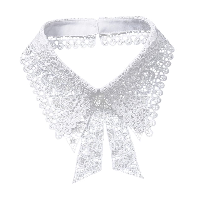 GUOOL Faux Collier Ras-du-Cou Décoratif Col à Revers Détachable Dentelle Faux Faux Collier A