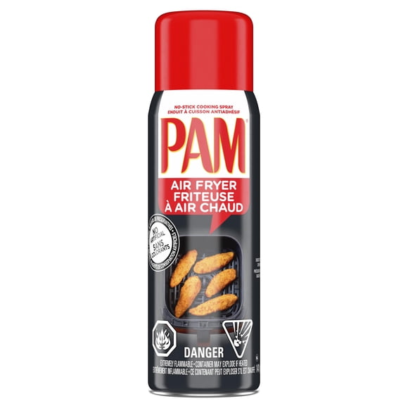 PAM AirFryer Cooking Spray - No Artificial Colours, Flavours, or Preservatives - Made for Air Frying - 141g (1 x 141 g)