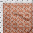 thumbnail image 2 of oneOone Cotton Flex Fabric Circle Block Printed Fabric 1 Yard 40 Inch Wide, 2 of 4